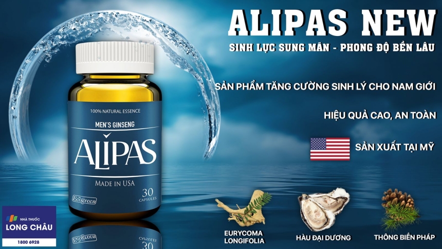 Viên uống tăng cường sinh lực phái mạnh Alipas New Ecogreen 30 viên