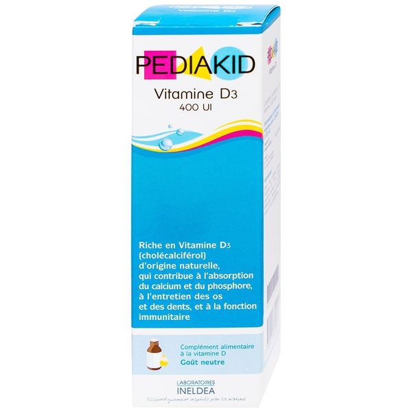 Dung dịch uống bổ sung Vitamin D3 cho trẻ Pediakid Vitamin D3 20ml 1