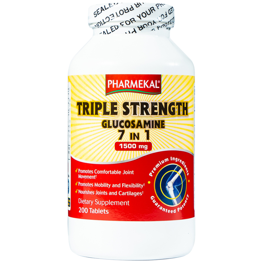 Viên uống bổ khớp Triple Strength Glucosamine 7 in 1 Pharmekal 200 viên 1