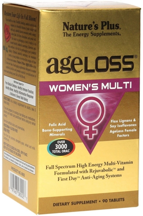 Ageloss Women's Multi Trẻ Hóa Toàn Bộ Cơ Thể Nữ Giới - Hộp 90 Viên_12