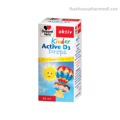 Bổ Sung Vitamin D3 giúp bé tăng chiều cao Kinder Active D3 Drops_13