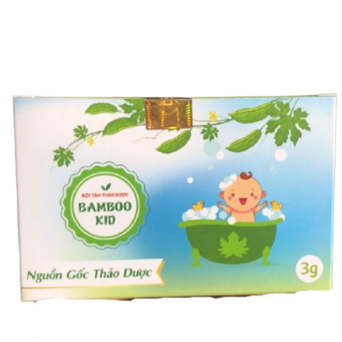 Bột Tắm Thảo Dược Bamboo Kid Chăm Sóc Và Bảo Vệ Da Bé Hộp 3g_11