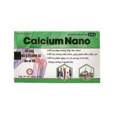 Calcium Nano Xanh Lá Bổ Sung Canxi, Vitamin D3 Tăng Chiều Cao Hộp 30 viên_13