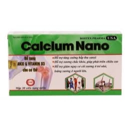 Calcium Nano Xanh Lá Bổ Sung Canxi, Vitamin D3 Tăng Chiều Cao Hộp 30 viên_15