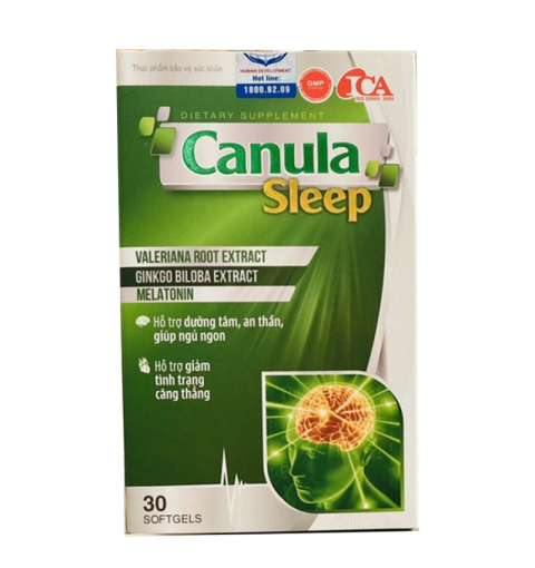 Canula Sleep - Hỗ trợ dưỡng tâm an thần, giúp ngủ ngon giấc - Hộp 30 viên_13
