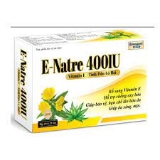 E-Natre 400IU Hỗ Trợ Bổ Sung Vitamin E, Chống Oxy Hóa Hộp 3 Vỉ x 10 Viên_11