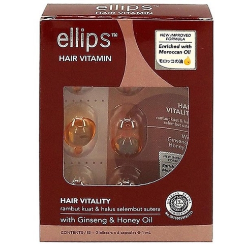 Ellips dưỡng tóc 6'S sức sống mới (Ellips hair vitamin 6'S hair vitality) Vỉ 6 Viên Hộp 12 Vỉ_123