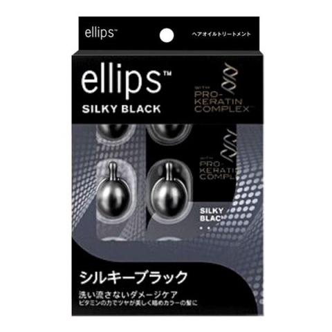 Ellips Dưỡng Tóc Keratin 6'S Đen Mượt (Ellips Hair Vitamin Keratin 6'S Silky Black) Màu Đen_13