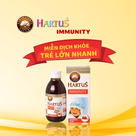 Hartus Immunity Hỗ Trợ Tăng Cường Sức Khỏe Cho Trẻ Từ 4 Tháng Tuổi Lọ 150ml ( Ba Lan )_13