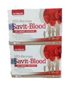 HD- Ferrous Savit- Blood - Thực Phẩm Giúp Bổ Sung Sắt Và Acid Folic Hiệu Quả Hộp 30 Viên_11