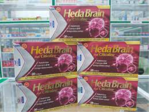 Heda Brain- Hoạt Huyết Bổ Não Hỗ Trợ Tăng Tuần Hoàn Não Hộp 30 Viên_123