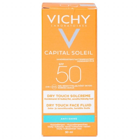 Kem Chống Nắng Vichy Capital Soleil Dry Touch Face Fluid Spf50 Uva+Uvb M Dạng Sữa Không Gây Nhờn Rít_13