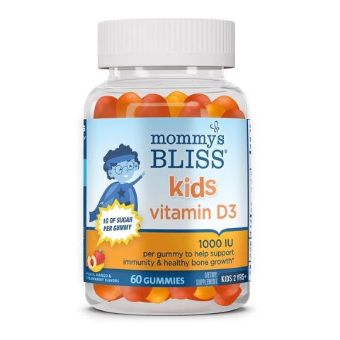 Kẹo Dẻo Bổ Sung Vitamin D3 Cho Trẻ 2 Tuổi Trở Lên Mommy's Bliss (60V)_11