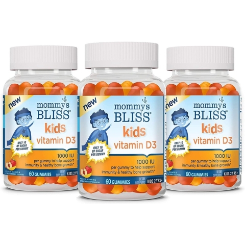 Kẹo Dẻo Bổ Sung Vitamin D3 Cho Trẻ 2 Tuổi Trở Lên Mommy's Bliss (60V)_13