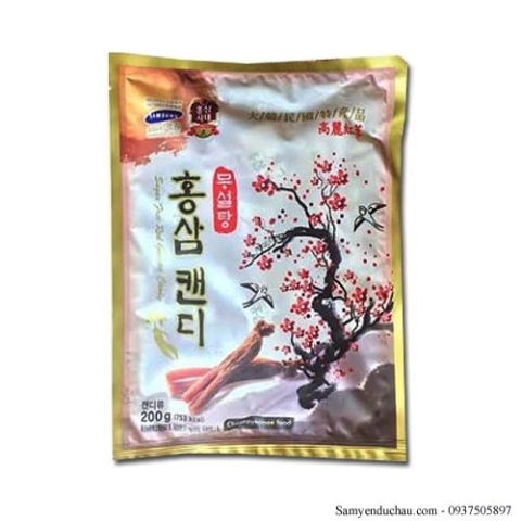 Kẹo Sâm Vitamin Cành Hoa Anh Đào Không Đường Hàn Quốc - 200g Combo 3 Gói_12