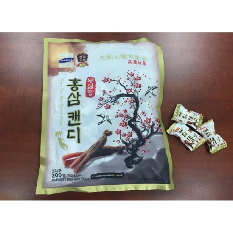 Kẹo Sâm Vitamin Cành Hoa Anh Đào Không Đường Hàn Quốc - 200g Combo 3 Gói_13