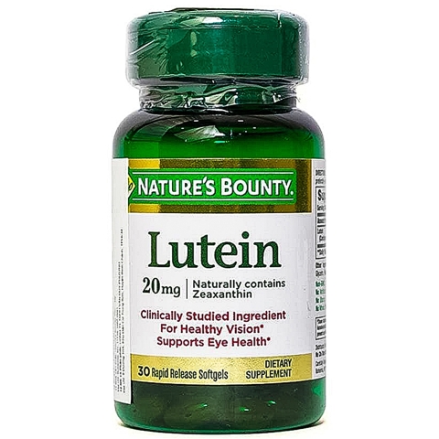 Lutein Nature's Bounty 30V - Viên Uống Bổ Mắt Của Mỹ