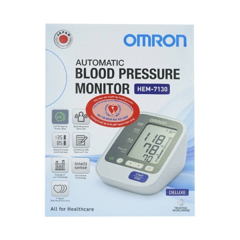 Máy Automatic Blood Pressure Monitor Hem-7130 Omron Đo Huyết Áp Tự Động_11