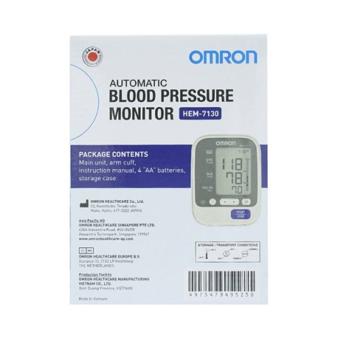 Máy Automatic Blood Pressure Monitor Hem-7130 Omron Đo Huyết Áp Tự Động_12
