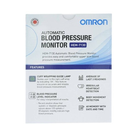 Máy Automatic Blood Pressure Monitor Hem-7130 Omron Đo Huyết Áp Tự Động_13