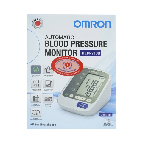 Máy Automatic Blood Pressure Monitor Hem-7130 Omron Đo Huyết Áp Tự Động