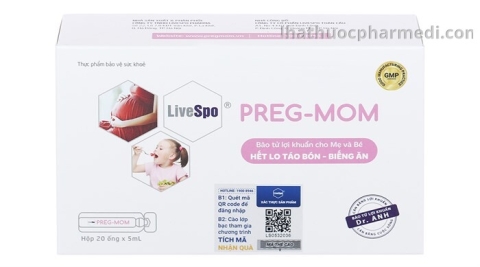 Men vi sinh LiveSpo Preg-Mom (20 ống/hộp)_13