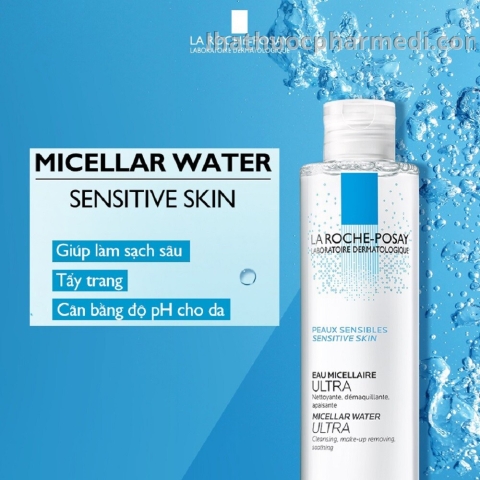 Nước Tẩy Trang Cho Da Nhạy Cảm La Roche-Posay Micellar Water Ultra Sensitive Skin 400Ml_13