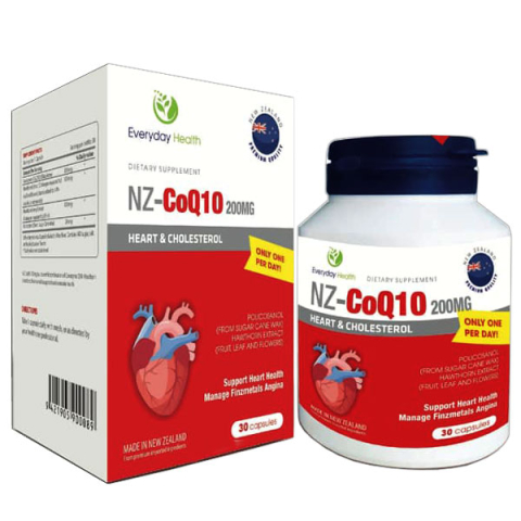 NZ-CoQ10 200mg, hỗ trợ tăng cường sự dẻo dai của cơ tim, mỡ máu-Hộp 30 viên_11