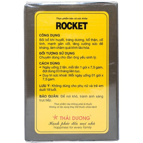 Rocket Thái Dương Tăng Cường Sinh Lý Nam Giới 10 Gói_13