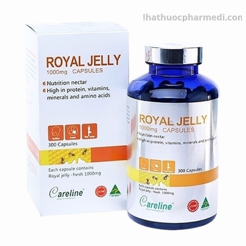 Royal Jelly Careline 1000mg - Sữa Ong Chúa Cao Cấp Của Úc Lọ 100 Viên_11
