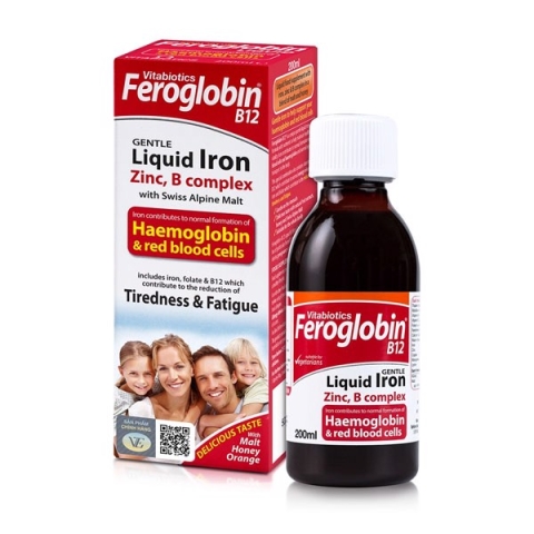 Siro Bổ Máu Feroglobin Liquid Vitabiotics Hỗ Trợ Tăng Tạo Máu, Nâng Cao Sức Đề Kháng -Chai 200ml_11
