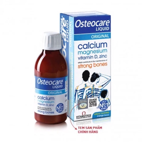 Siro Bổ Sung Canxi Giúp Xương Chắc Khỏe Osteocare Liquid Vitabiotics Chai 200ml