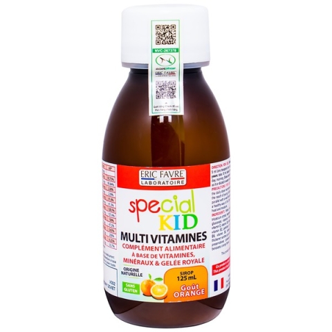 Siro Bổ Sung Vitamin Cho Trẻ Special Kid Multivitamines Vị Cam 125Ml_11
