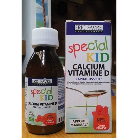 Siro Special Kid Calcium Vitamine D Bổ Sung Canxi và Vitamin D Chai 125ml- Xuất Xứ Pháp_11