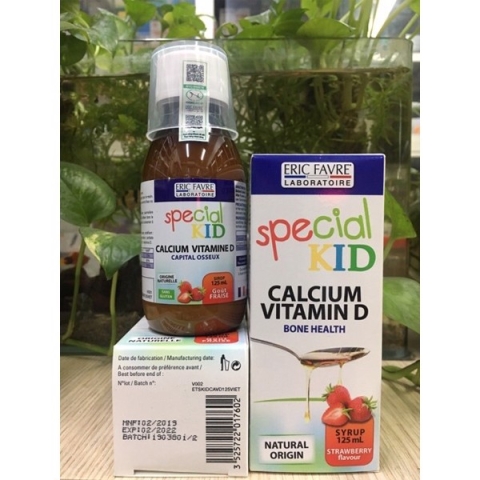 Siro Special Kid Calcium Vitamine D Bổ Sung Canxi và Vitamin D Chai 125ml- Xuất Xứ Pháp_13