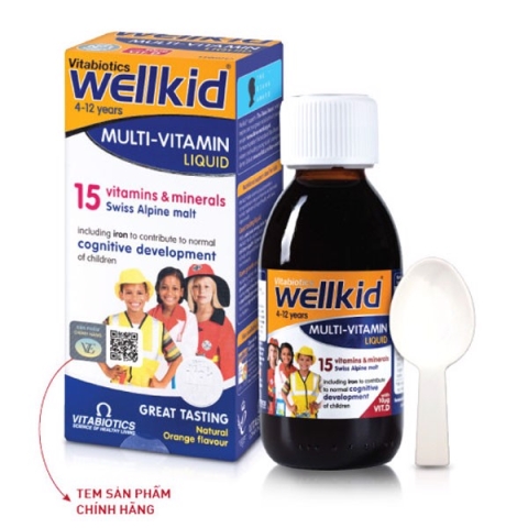 Siro Wellkid Multi-Vitamin Liquid Vitabiotics Hỗ Trợ Nâng Cao Sức Đề Kháng Cho Bé Chai 150ml_11