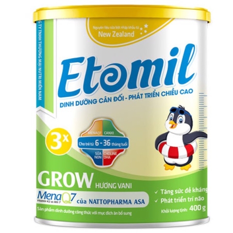Sữa Bột Dành Cho Trẻ Từ 6 Tháng Đến 36 Tháng Etomil 3X Grow Lọ 400g & 700g_12