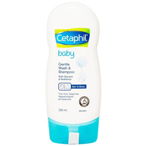 Sữa Tắm Gội Cetaphil Baby Gentle Wash & Shampoo 230ML