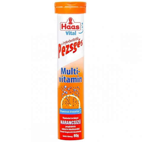 Sủi Multi vitamin Haas Vital Pezsges Hungari Tuýp 20 viên_12