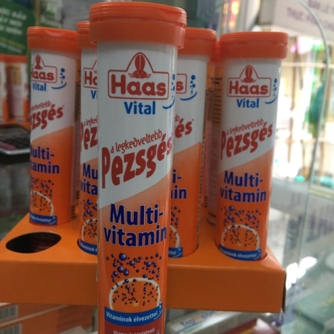 Sủi Multi vitamin Haas Vital Pezsges Hungari Tuýp 20 viên_13