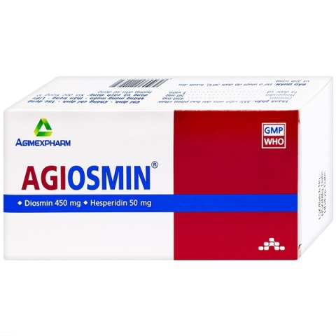 Thuốc Agiosmin Agimexpharm Trị Suy Tĩnh Mạch Mạn Tính (Hộp 4 Vỉ X 15 Viên)_11