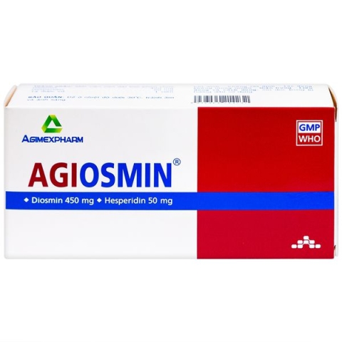 Thuốc Agiosmin Agimexpharm Trị Suy Tĩnh Mạch Mạn Tính (Hộp 4 Vỉ X 15 Viên)_15