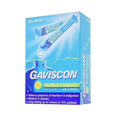 Thuốc Gaviscon Reckitt Benckiser giúp trung hòa acid dịch vị dạ dày (24 gói x 10ml)_13