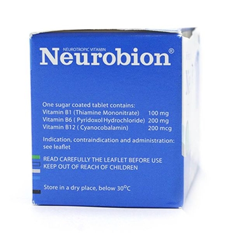 Thuốc Neurobion Vitamin B1, B6, B12 Merck (Xanh) Trị Rối Loạn Thần Kinh Ngoại Vi (Hộp 5 Vỉ X 10 Viên)_13
