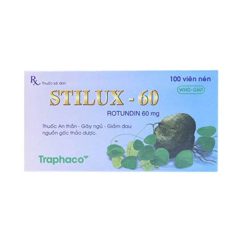 Thuốc Stilux 60mg Traphaco giúp an thần gây ngủ với liều thấp (10 vỉ x 10 viên)_11