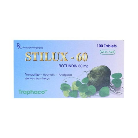 Thuốc Stilux 60mg Traphaco giúp an thần gây ngủ với liều thấp (10 vỉ x 10 viên)_13