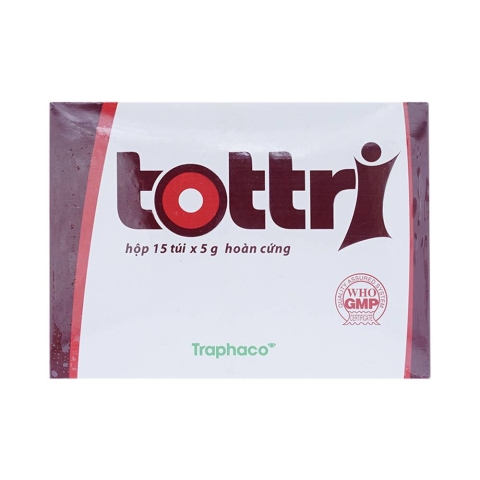 Thuốc Tottri Traphaco hỗ trợ điều trị các trường hợp trĩ cấp tính (15 túi x 5g)