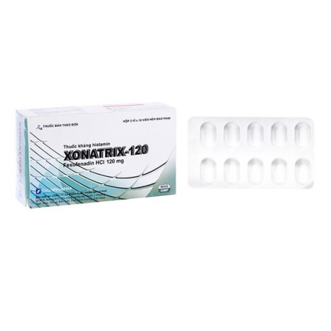 Thuốc Xonatrix 120mg - Điều Trị Các Tình Trạng Dị Ứng( Hộp 3 Vỉ)_11