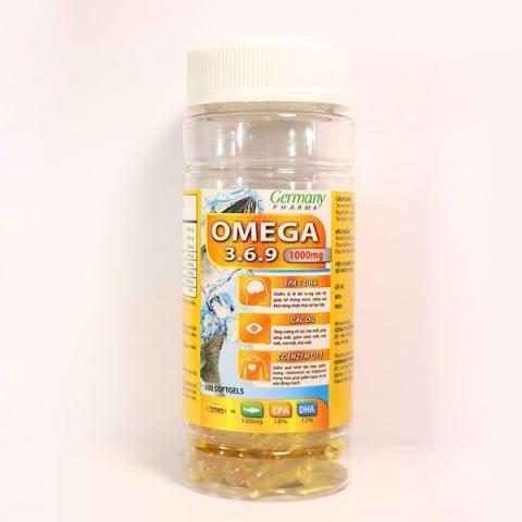 Viên Dầu Cá Germany Pharma Omega 3.6.9 1000mg 100 Viên_12