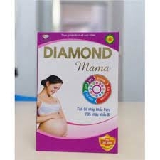 Viên Diamond Mama Bổ Sung Canxi, Vitamin Cho Mẹ Bầu, Giảm Ốm Nghén Hộp 30 Viên_123